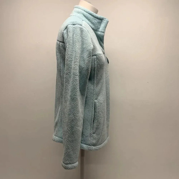 Patagonia Re Tool Snap T Fleece Pullover Sweater Light Blue Aqua Womens S Small - Picture 4 of 10